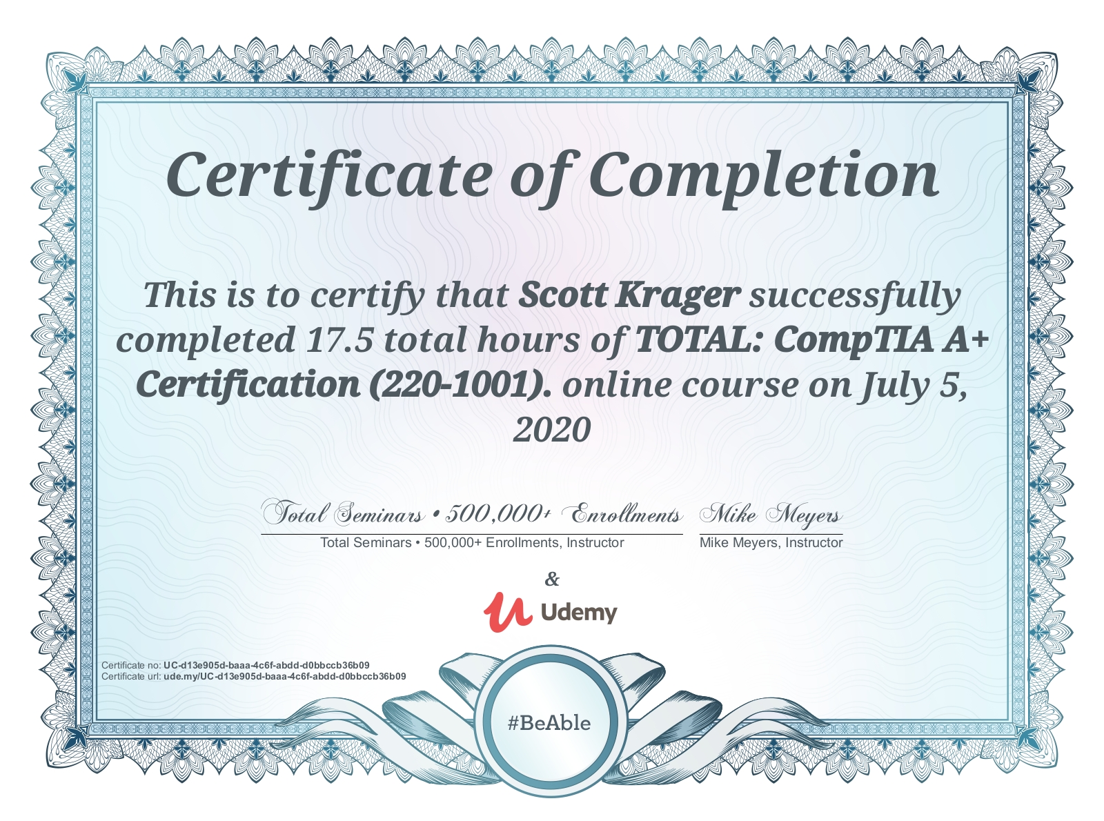 CompTIA A+ Core 1